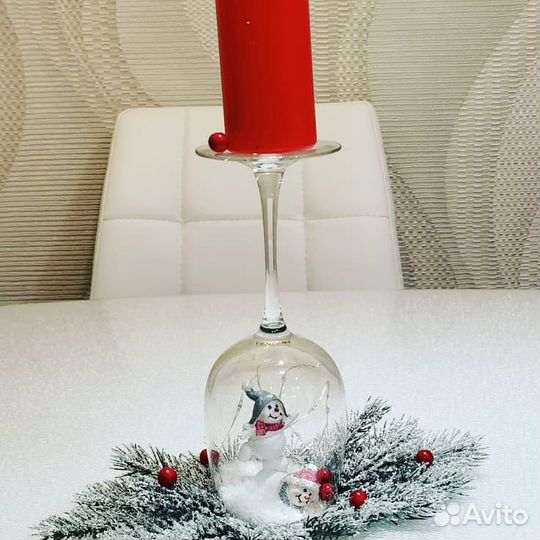 Новогодняя композиция ручной работы