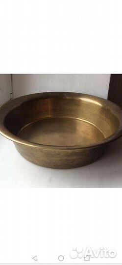 Латунный таз для варки варенья 5литров СССР