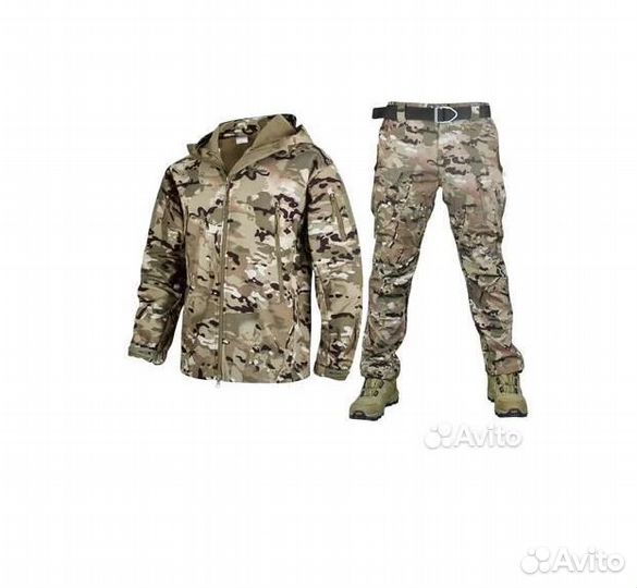Военная форма Софтшел Softshell Мох Мультикам