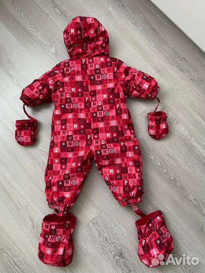 Зимний комбинезон для девочки 68