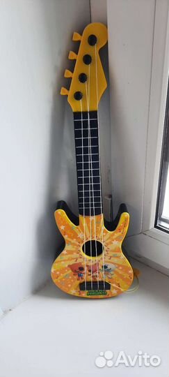 Бас гитара детская игрушечная