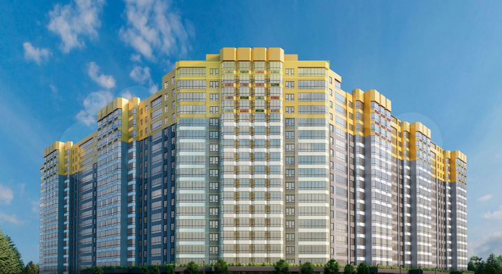 1-к. квартира, 40,5 м², 15/16 эт.