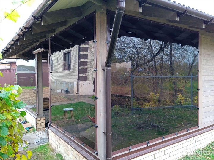 Мягкие окна для беседок