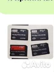 Карта памяти sony memory stick 4 gb с играми