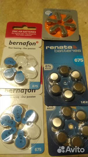 Батарейки для слуховых аппаратов
