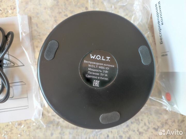 Портативная колонка bluetooth wolt