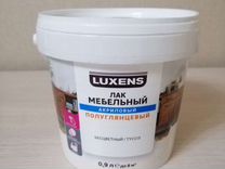 Luxens лак мебельный акриловый полуглянцевый бесцветный