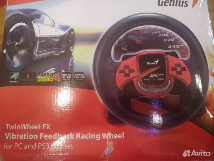 Руль Genius TwinWheel FX Force