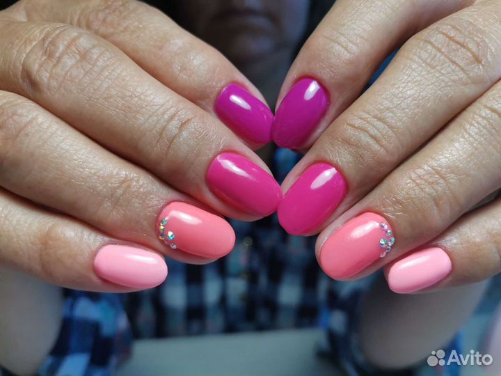 Маникюр с покрытием гель лаком