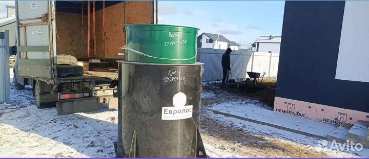 Септик без откачки от производителя + монтаж