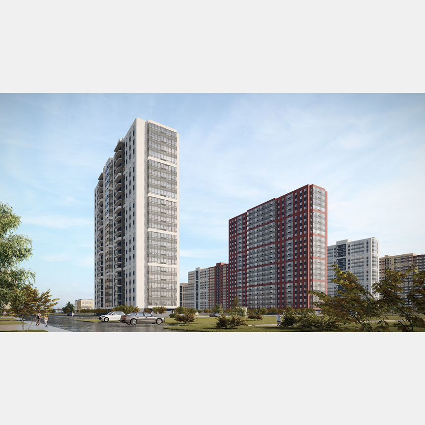 1-к. квартира, 33,7 м², 1/22 эт.