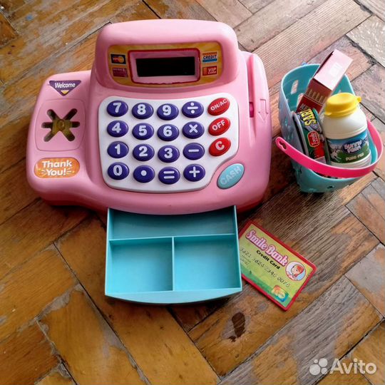 Игрушка касса игра кассир маркет