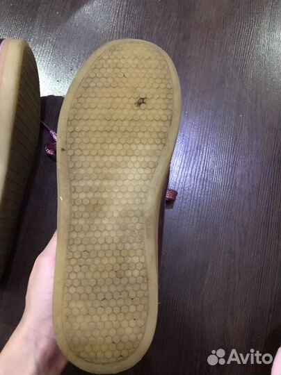 Кеды детские светящиеся, для девочек, 38 размер