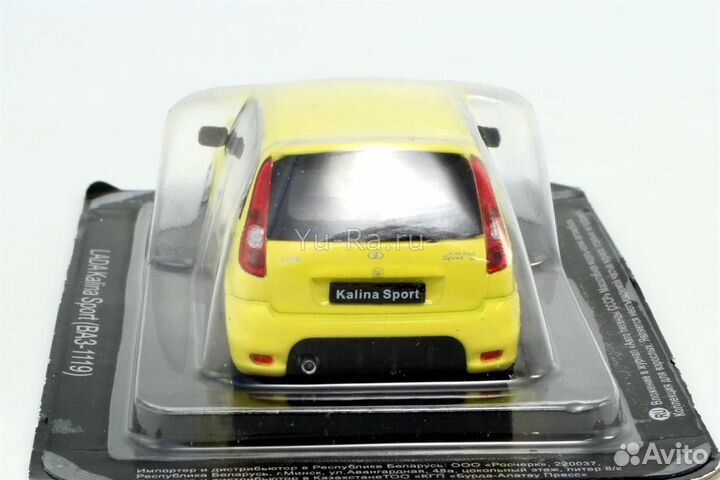 LADA Kalina Sport ваз-1119 №281 Новая 1:43 Yu-Ra