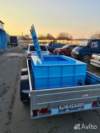 Ёмкость контейнер для перевозки живой рыбы 1600 л