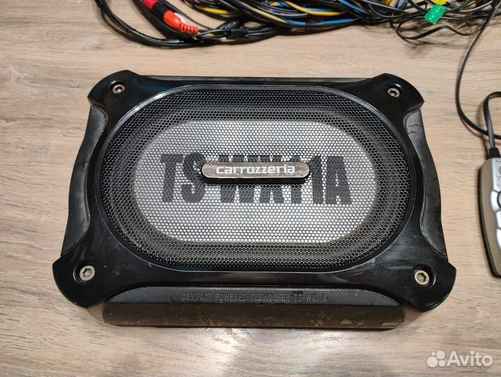 Сабвуфер Pioneer Carrozzeria TS-WX11A + Динамики K