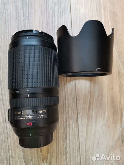 Объектив nikon 70-300 f4,5-5,6 AF-S VR