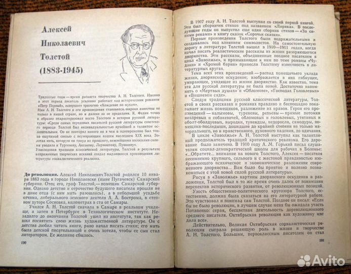 Русская Советская литература 10 класс 1974