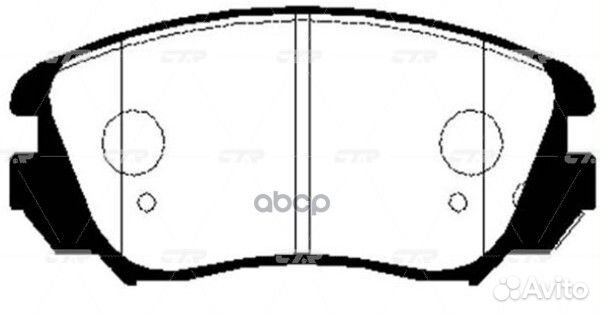 Ckkd-24 Колодки тормозные дисковые перед