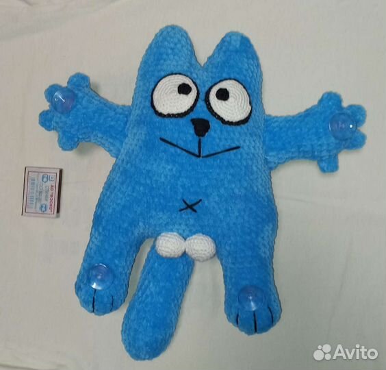 Игрушка ручная работа кот Саймон