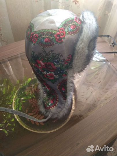 Шапка ушанка женская