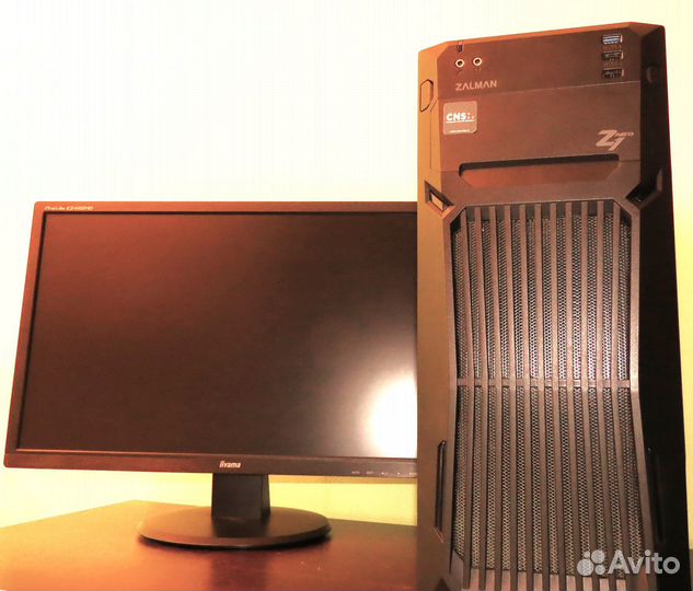 Системный блок с монитором 24