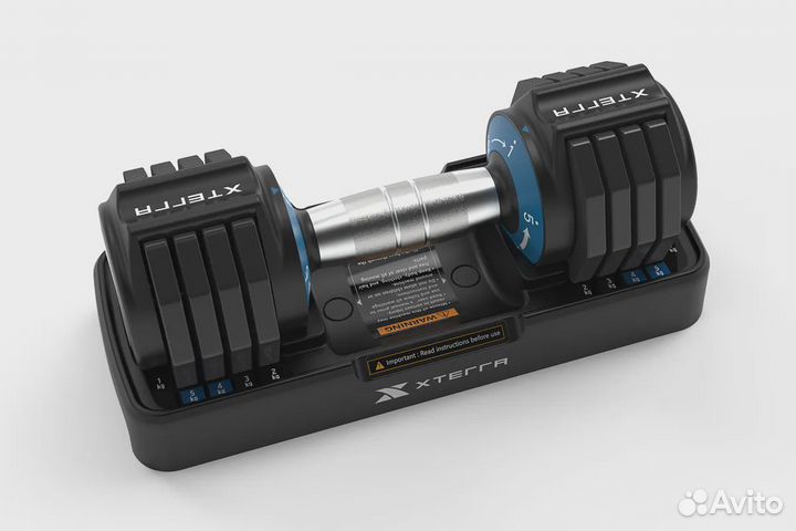 Гантели регулируемые xterra 1-5 кг (пара)