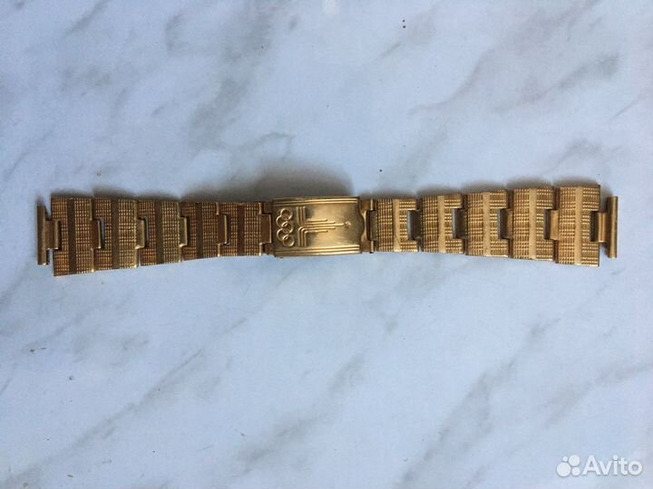 Браслет СССР мужской для часов 18 мм Олимпиада 80