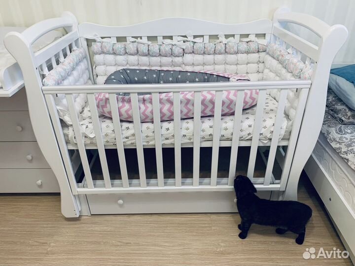 Бортики в детскую кроватку