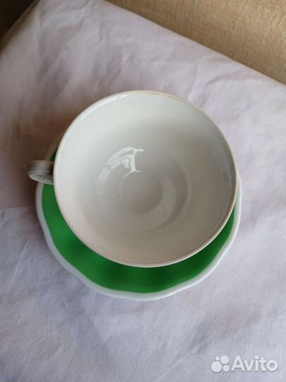 Чайная пара. Фарфор. Польша. Винтаж