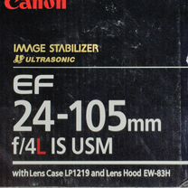 Объектив canon EF 24 105mm f 4l is usm