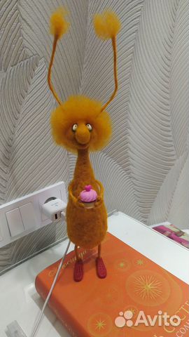 Букашки из валяной шерсти (сухое валяние)