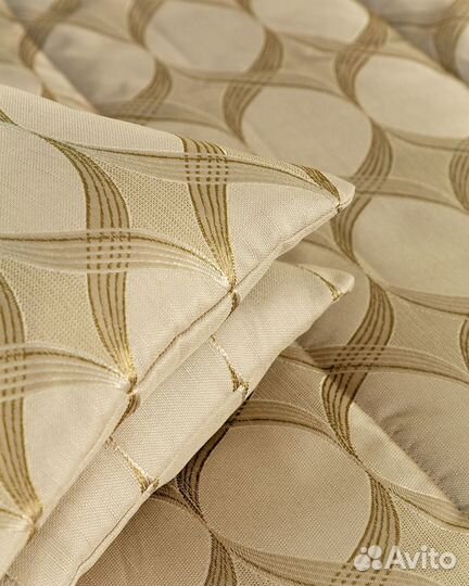 Покрывало Альба золотой песок на кровать
