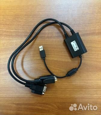 Адаптер переходник U-700 USB - 2xCOM