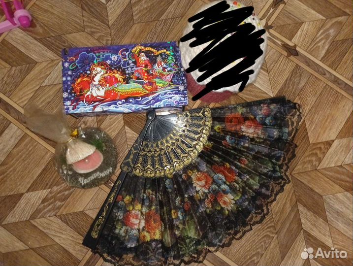 Веер, шкатулка, сувенир, декор