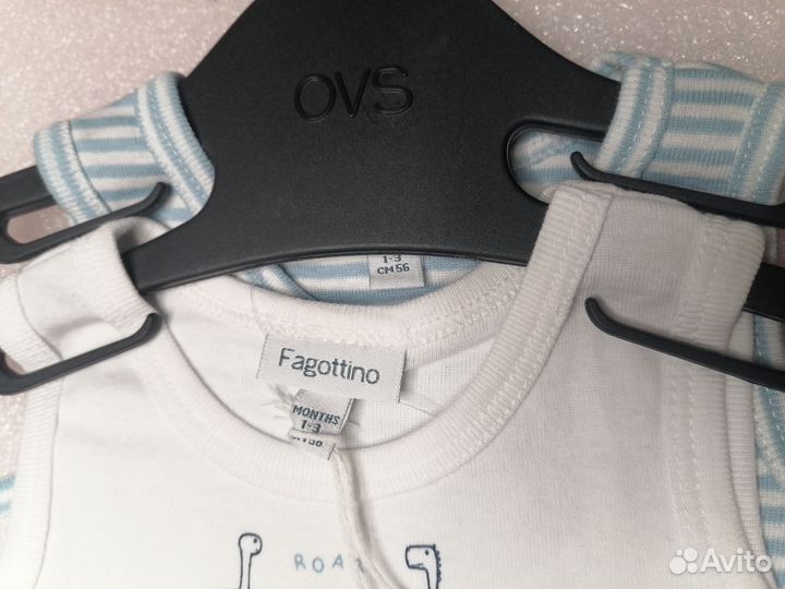 Боди-маечки OVS на рост 56 см