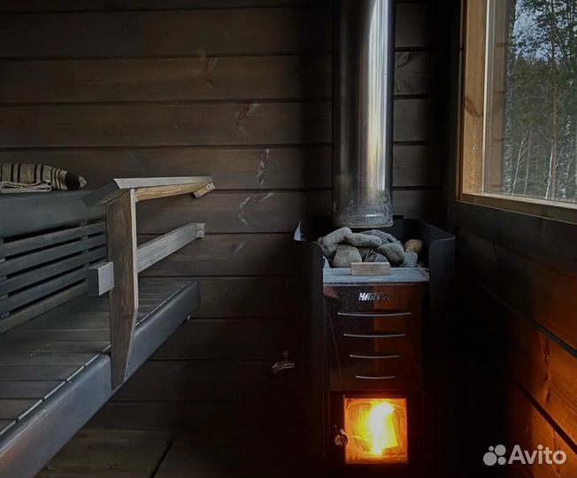 Готовая перевозная дом баня не бочка из бруса Desu