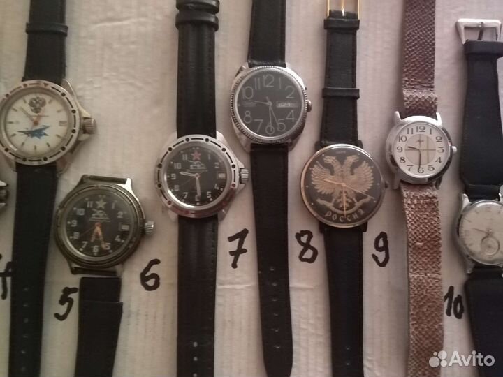 Часы механические СССР и России и зп. к ним