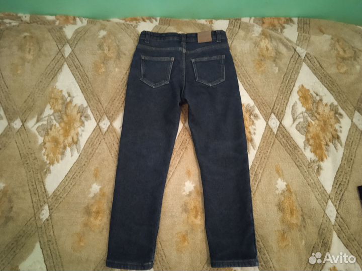 Джинсы утепленные на мальчика 122