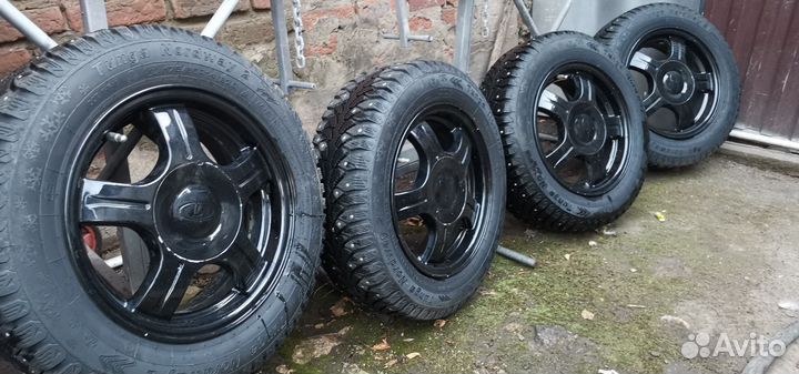 Литые диски r14 на ваз с зимней резиной