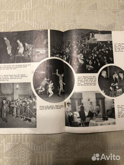 Програмка Арсенал (Лондон) - Спартак М 1954 год