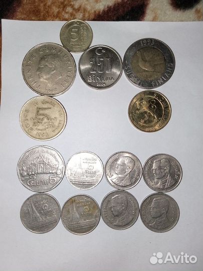 Монеты из разных стран