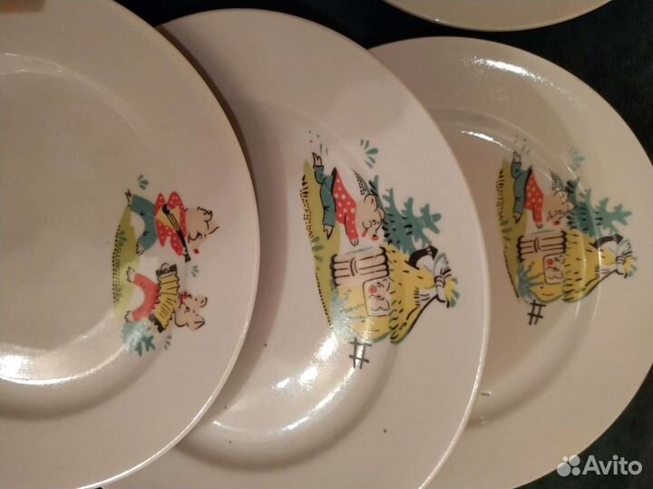 Тарелки детские 6 штук