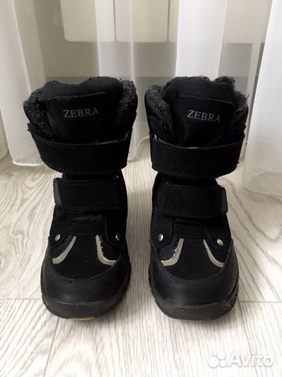 Зимние ботинки Zebra