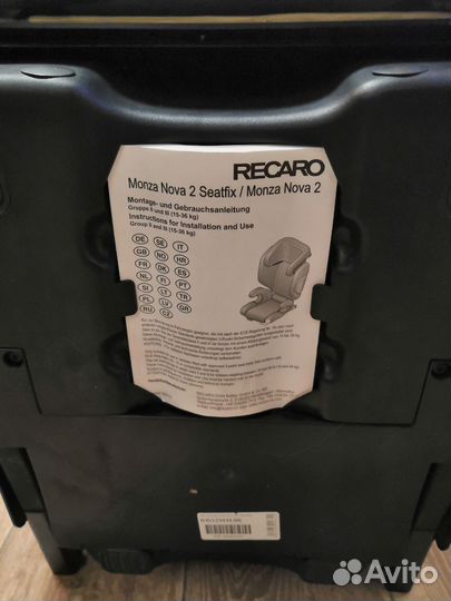 Продам кресло Recaro Monza Nova 2 Seatfix