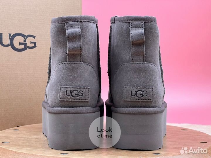Угги женские Ugg Classic Mini Platform Smoke