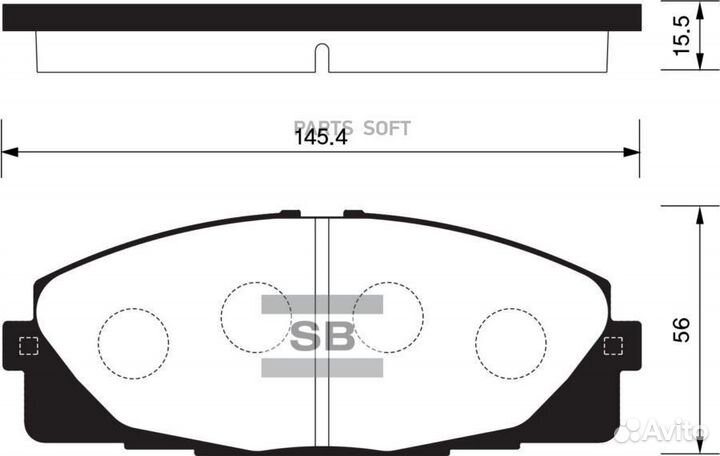 Sangsin brake SP1376 ррр»ррґРєРё срсррррср РґРёсрєррІср Toyota Hi-Ace 04 SP1376