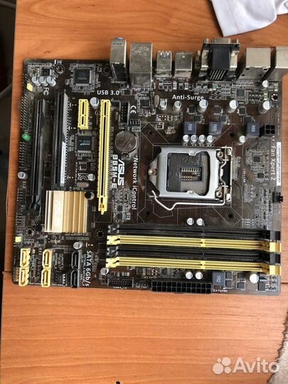 Материнская плата Asus B85M-E с процессором