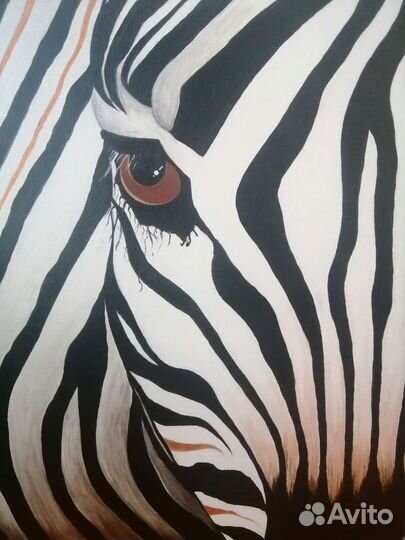 Интерьерная картина Зебра