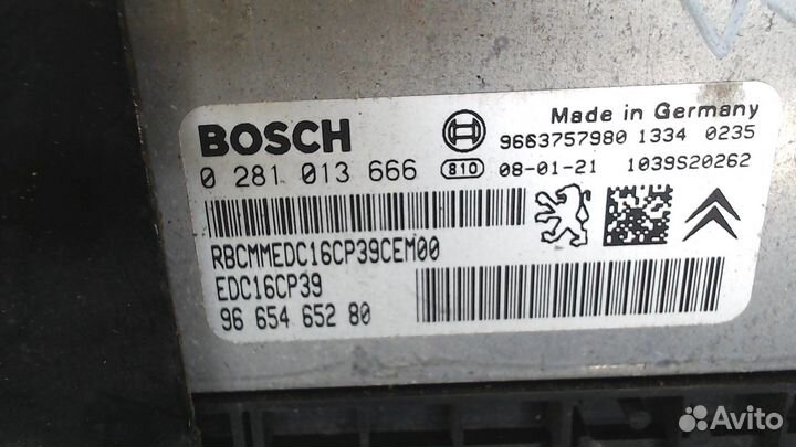 Блок управления двигателем Citroen C-Crosser, 2009